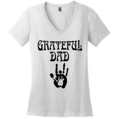 Grateful Dad Women's V-Neck T-Shirt