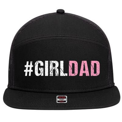 Girl Dad 7 Panel Mesh Trucker Snapback Hat