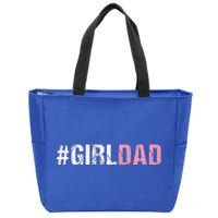 Girl Dad Zip Tote Bag