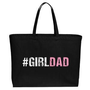 Girl Dad Cotton Canvas Jumbo Tote