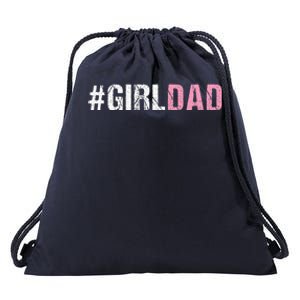 Girl Dad Drawstring Bag