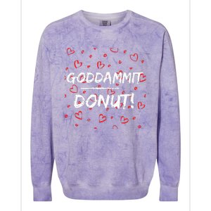 Goddammit Donut Colorblast Crewneck Sweatshirt