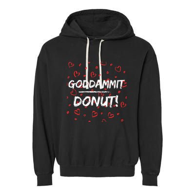 Goddammit Donut Garment-Dyed Fleece Hoodie