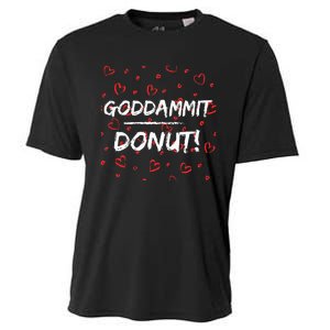 Goddammit Donut Cooling Performance Crew T-Shirt