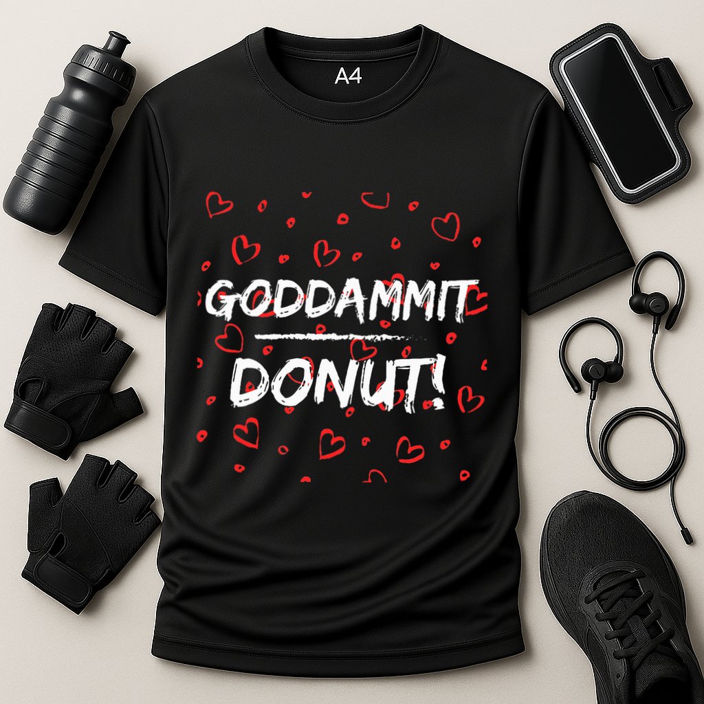 Goddammit Donut Performance Shirt