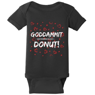 Goddammit Donut Baby Bodysuit