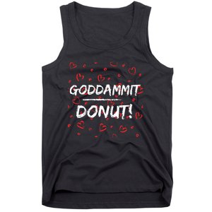 Goddammit Donut Tank Top