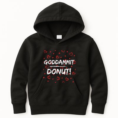 Goddammit Donut Kids Hoodie