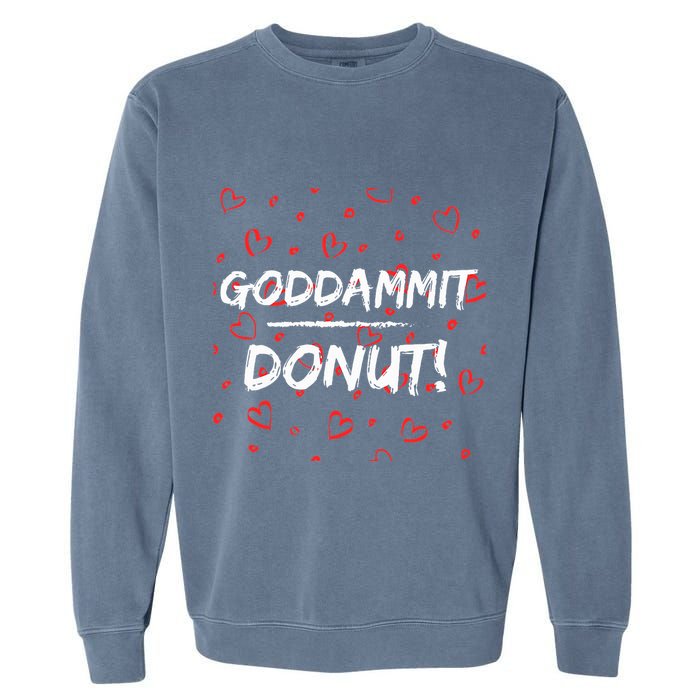 Goddammit Donut Garment-Dyed Sweatshirt