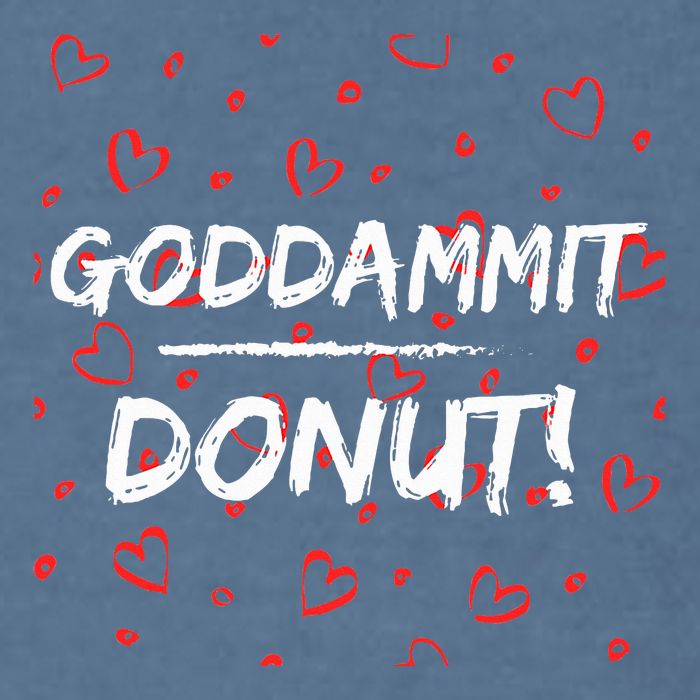 Goddammit Donut Garment-Dyed Sweatshirt