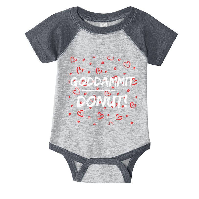 Goddammit Donut Infant Baby Jersey Bodysuit