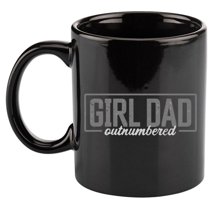Girl Dad 11oz C Handle Ceramic Mug