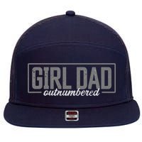 Girl Dad 7 Panel Mesh Trucker Snapback Hat