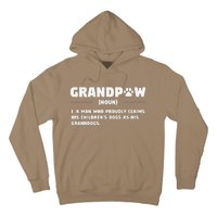 Grandpaw Dog Gifts Grandpa Animal Dogs Grandfather Pet Lover Hoodie