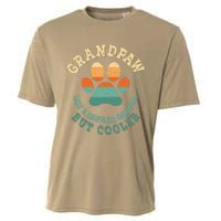 Grandpaw Dog Grandpa Grand Paw Retro Vintage Funny Cooling Performance Crew T-Shirt