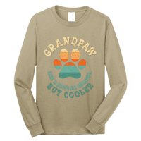 Grandpaw Dog Grandpa Grand Paw Retro Vintage Funny Long Sleeve Shirt