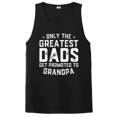 Greatest Dads Get Promoted To Grandpa Father's Day PosiCharge Competitor Tank