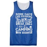 Great Dads Go Camping With Daughter Fathers Day Gift Cool Gift Mesh Reversible Basketball Jersey Tank