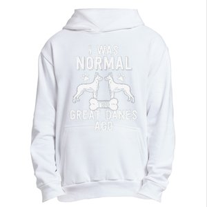 Great Dane Gift Lover Owner I Was Normal Two Dogs Ago Urban Pullover Hoodie