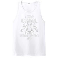 Great Dane Gift Lover Owner I Was Normal Two Dogs Ago PosiCharge Competitor Tank