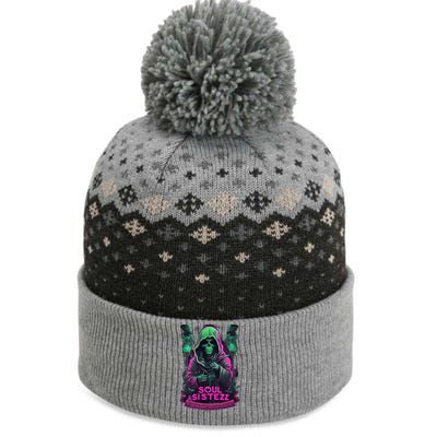 Ghost Design The Baniff Cuffed Pom Beanie