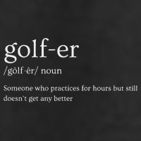 Golfer Definition Golf 7 Panel Mesh Trucker Snapback Hat