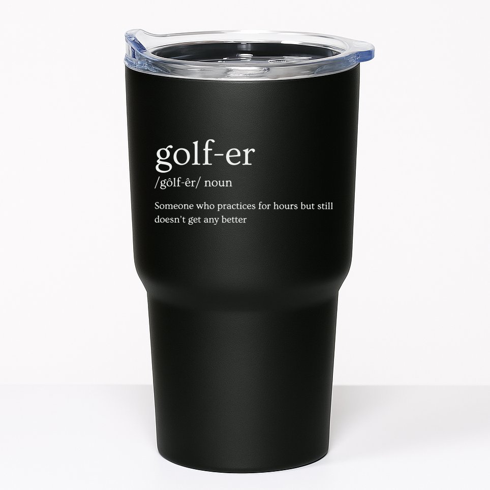 Golfer Definition Golf Tumbler