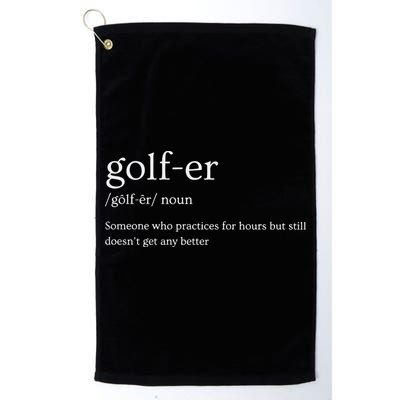 Golfer Definition Golf Golf Towel