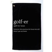 Golfer Definition Golf Golf Towel