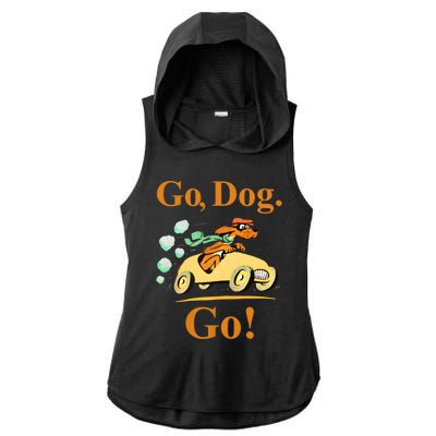 Go Dog Go Essential Ladies PosiCharge Tri-Blend Wicking Draft Hoodie Tank