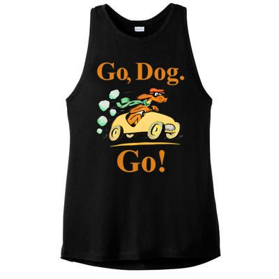 Go Dog Go Essential Ladies PosiCharge Tri-Blend Wicking Tank