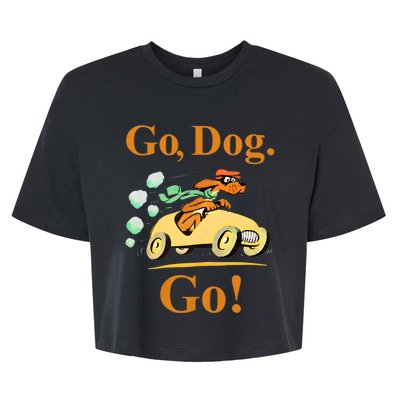 Go Dog Go Essential Bella+Canvas Jersey Crop Tee