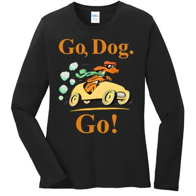 Go Dog Go Essential Ladies Long Sleeve Shirt