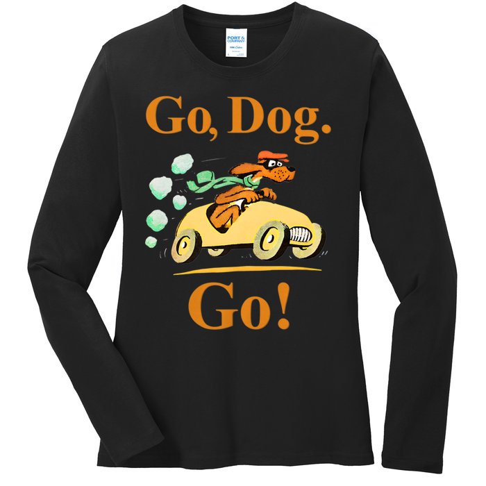 Go Dog Go Essential Ladies Long Sleeve Shirt