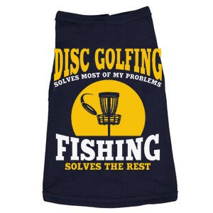 Great Disc Golf And Fishing Gift Doggie Tank