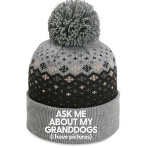 Granddogs Dog Grandmom Grandad Ask Me About My Granddogs The Baniff Cuffed Pom Beanie