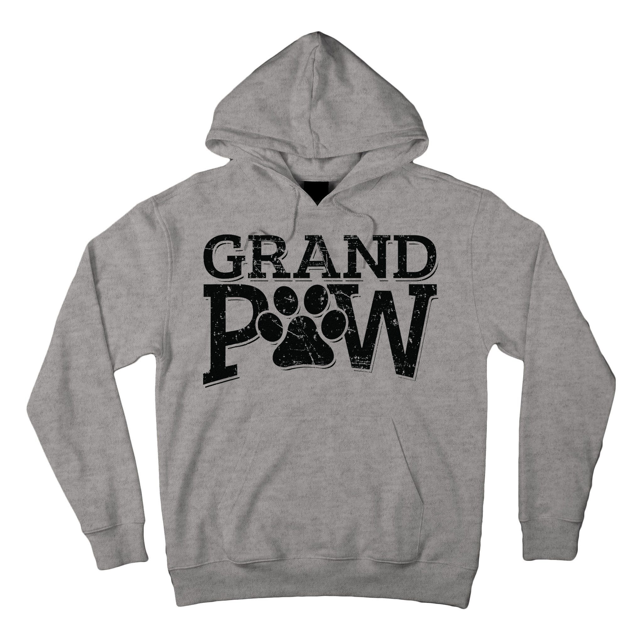 Grandpaw Dog Grandpa Grand Paw Gifts Men Dad Father Tall Hoodie