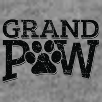 Grandpaw Dog Grandpa Grand Paw Gifts Men Dad Father Tall Hoodie