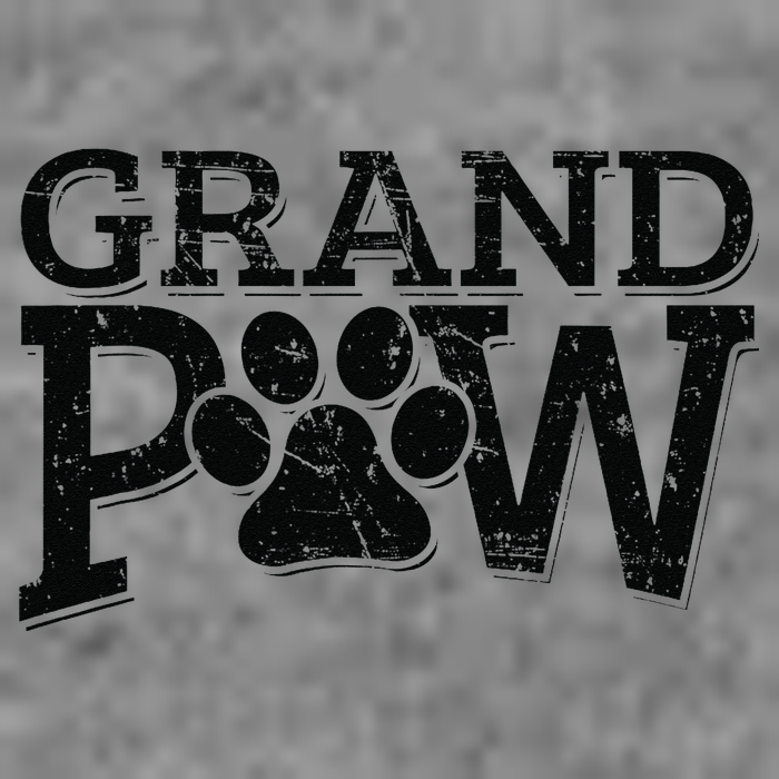 Grandpaw Dog Grandpa Grand Paw Gifts Men Dad Father Tall Hoodie