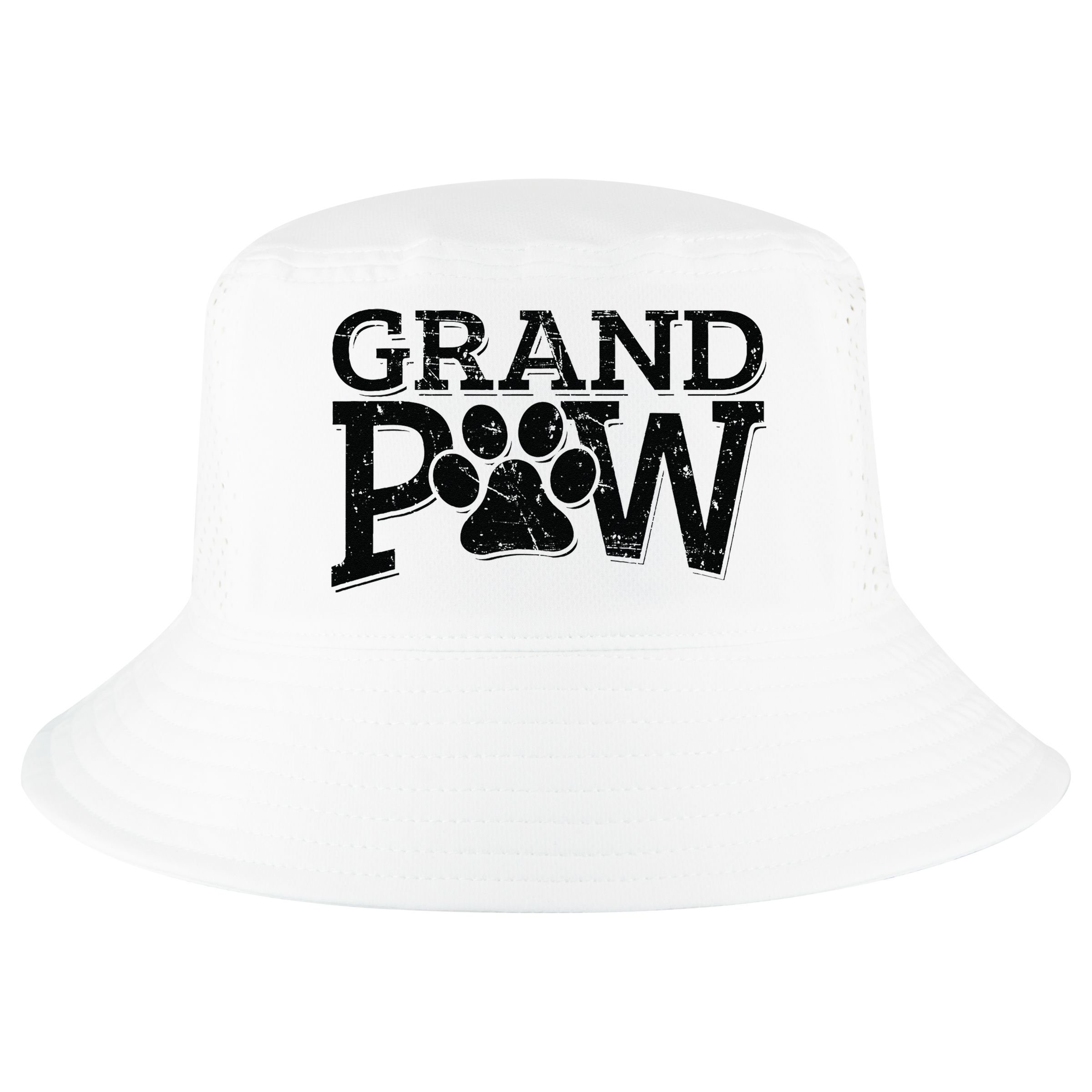 Grandpaw Dog Grandpa Grand Paw Gifts Men Dad Father Cool Comfort Performance Bucket Hat
