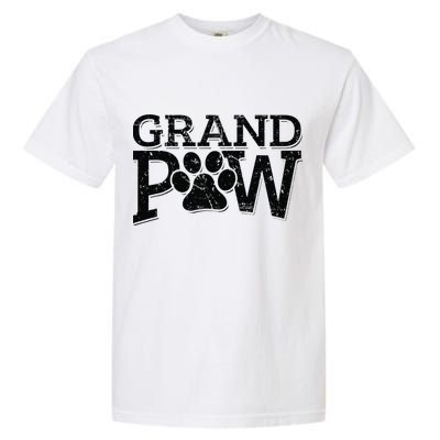 Grandpaw Dog Grandpa Grand Paw Gifts Men Dad Father Garment-Dyed Heavyweight T-Shirt