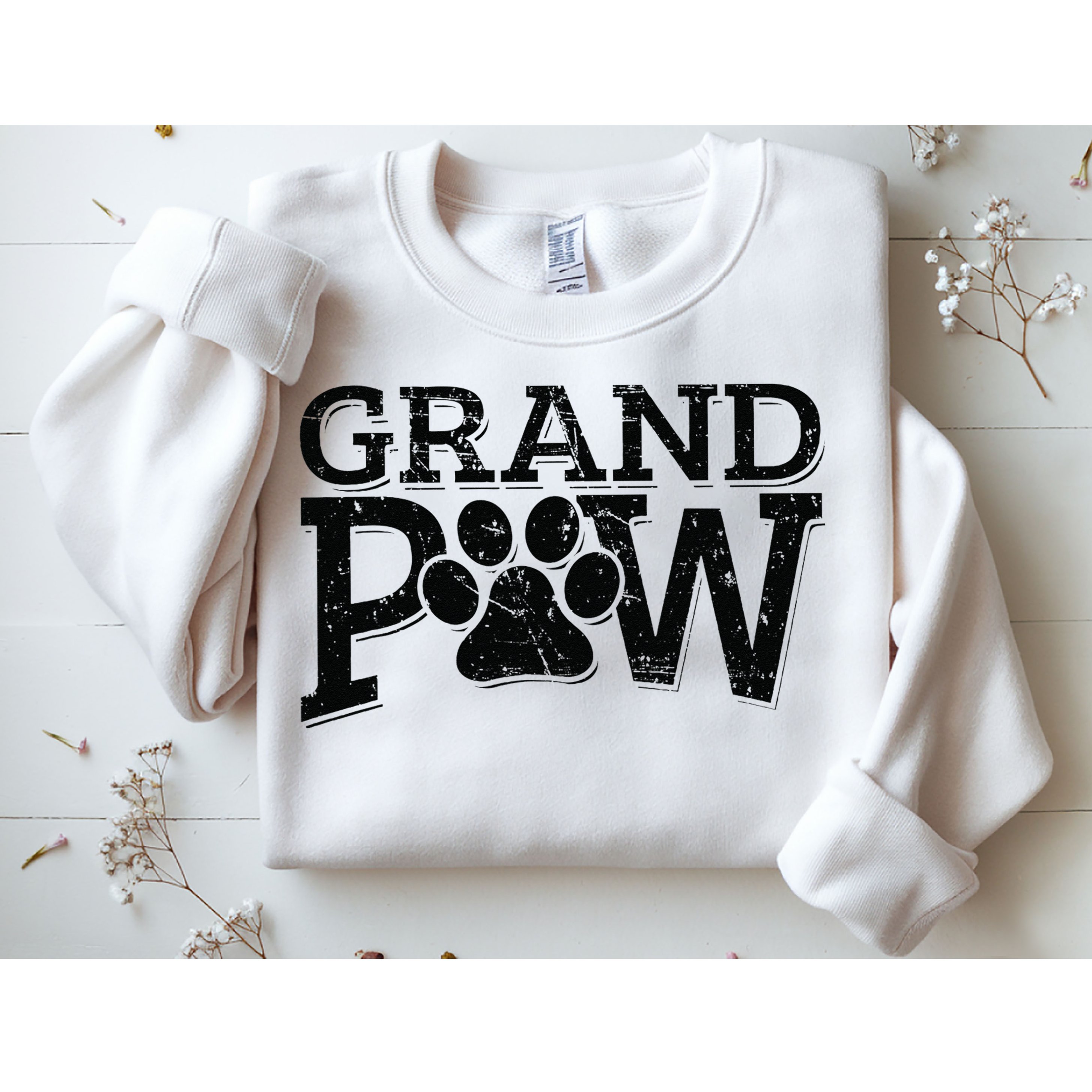 Grandpaw Dog Grandpa Grand Paw Gifts Men Dad Father Sweatshirt