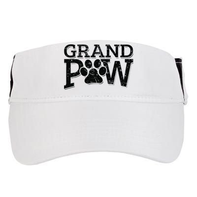 Grandpaw Dog Grandpa Grand Paw Gifts Men Dad Father Adult Drive Performance Visor