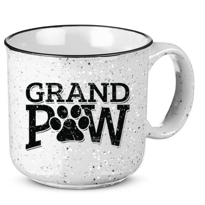 Grandpaw Dog Grandpa Grand Paw Gifts Men Dad Father 15oz Campfire Ceramic Mug