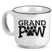 Grandpaw Dog Grandpa Grand Paw Gifts Men Dad Father 15oz Campfire Ceramic Mug