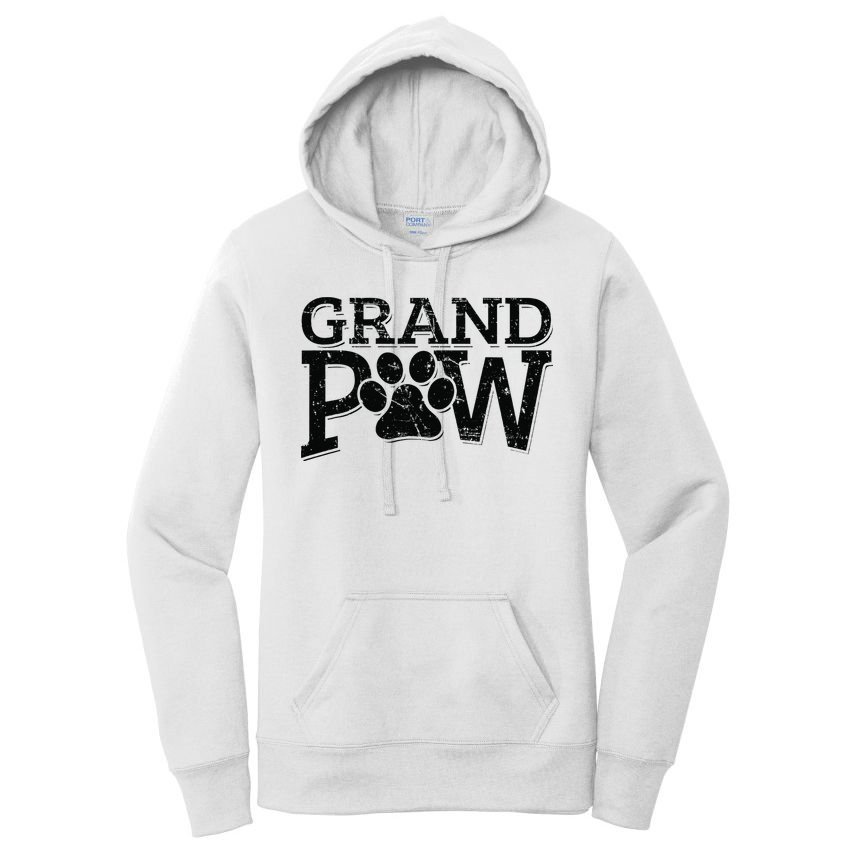 Grandpaw Dog Grandpa Grand Paw Gifts Men Dad Father Women's Pullover Hoodie
