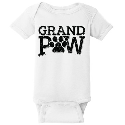 Grandpaw Dog Grandpa Grand Paw Gifts Men Dad Father Baby Bodysuit