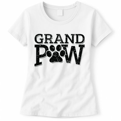 Grandpaw Dog Grandpa Grand Paw Gifts Men Dad Father Womens T-Shirt