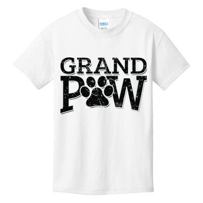 Grandpaw Dog Grandpa Grand Paw Gifts Men Dad Father Kids T-Shirt