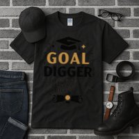 Goal Digger Graduation Checklist Design Tall T-Shirt